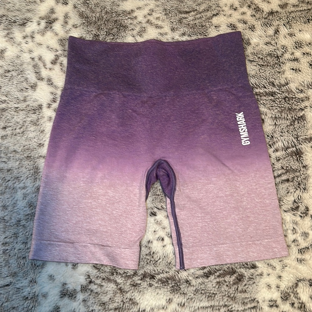Gymshark purple ombré shorts